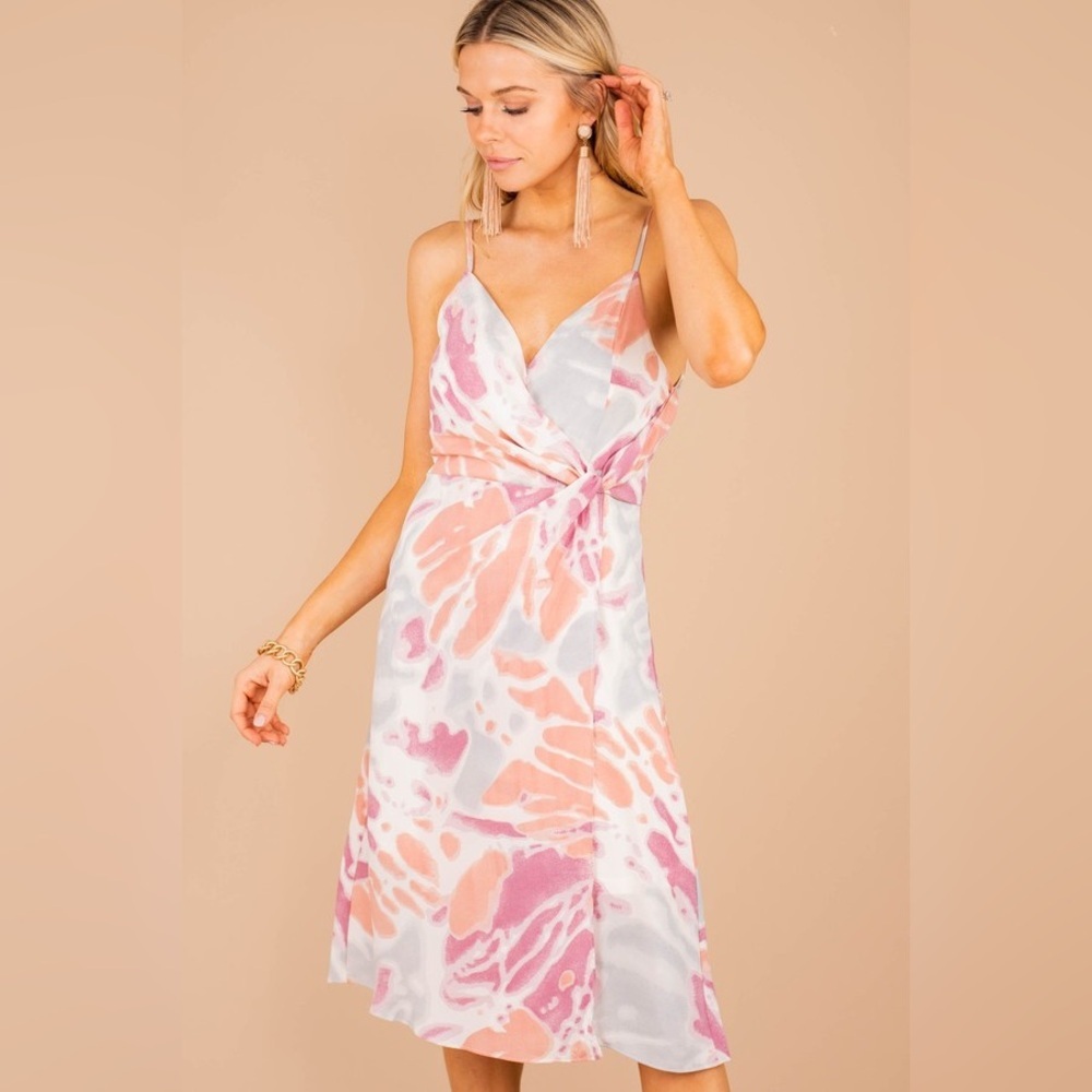Entro Docking in Destin Tie Dye Midi dress size large